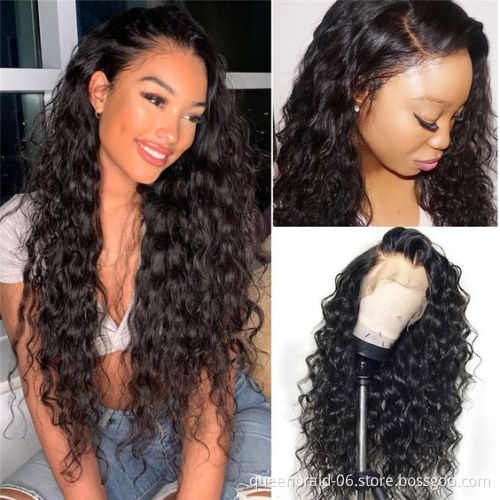 10A Virgin Hair Transparent Lace Front Human Hair Wigs 180% HD Lace Frontal Wig For Black Women 4x4 Lace Closure Wig
